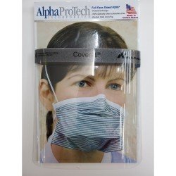 AlphaProTech Critical Cover® Coverall® 雙面防霧高清面罩