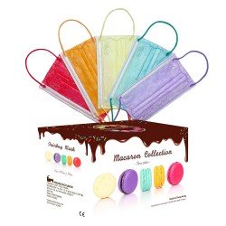 CROWN VAST macaron collection adult mask (50pcs)  made in Hong kong